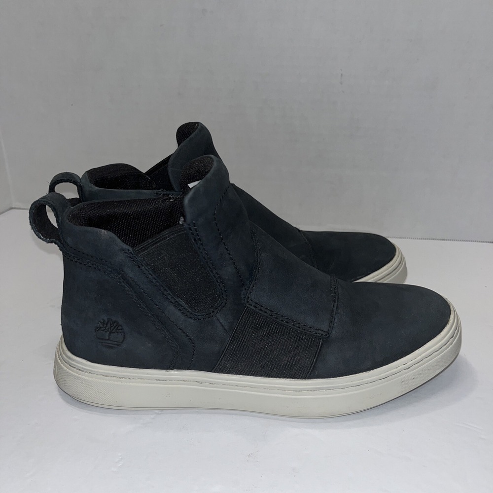 Timberland Womens Londyn Chelsea‎ High Top Pull On Sneaker Boots Sz 6.5 Black - Picture 4 of 15